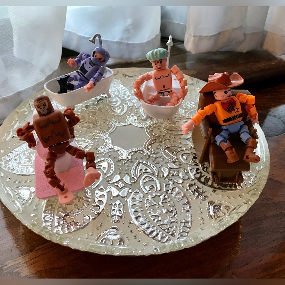 HEX BUGS Nitro Circus Riding Toilet Tub Recliner Mr Lathers Wind Up Toys Figures